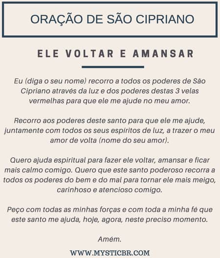 Fazer ele amansar e voltar